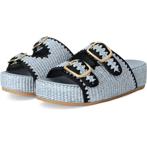 Very Similar to Loeffler Randall’s Theo Blue Two-Band Sandal - Picture 1 of 4